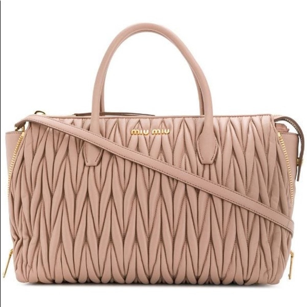 Authentic MiuMiu Nappa Leather Handbag - Picture 4 of 15